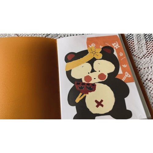 Pasta & Coleção de Papéis de Carta Antigos Japoneses L