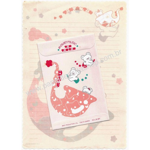 Conjunto de Papel de Carta Vintage Tantantan CBR Tokyo Queen Japan