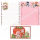 Conjunto de Papel de Carta IMPORTADO Strawberry Shortcake