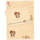 Conjunto de Papel de Carta Elena Little Urchins CSS Gakken japan