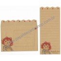 Conjunto de Papel de Carta Importado Raggedy Ann & Andy CRA