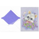 Conjunto de Papel de Carta Antigo Importado Gato CLL