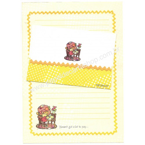 Conjunto de Papel de Carta Importado Country Cousins Gobson CBS Japão