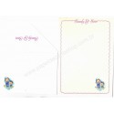 Conjunto de Papel de Carta Antigo Importado Sandy & Sam