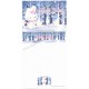 Ano 2001. Conjunto de Papel de Carta Gotōchi Kitty Regional Snow