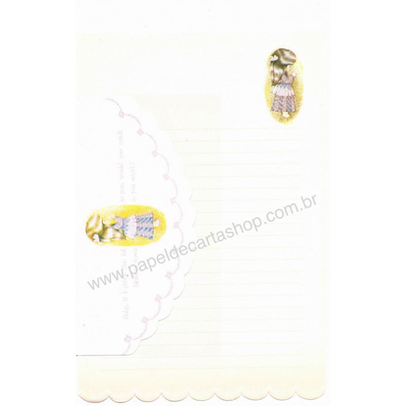 Conjunto de Papel de Carta Menininhas 158 TAI