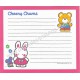 Ano 1995. Papel de Carta Cheery Chums CLL Sanrio