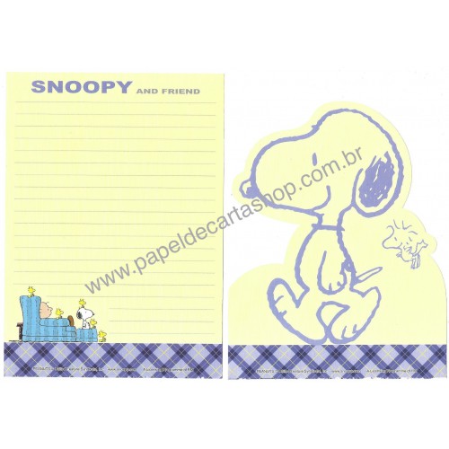 Kit 4 Papéis de Carta Snoopy & Friend Antigo (Vintage) Peanuts