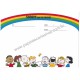 Papel de Carta AVULSO SNOOPY Rainbow 3 Peanuts JP