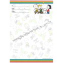 Papel de Carta AVULSO SNOOPY Rainbow 4 Peanuts JP