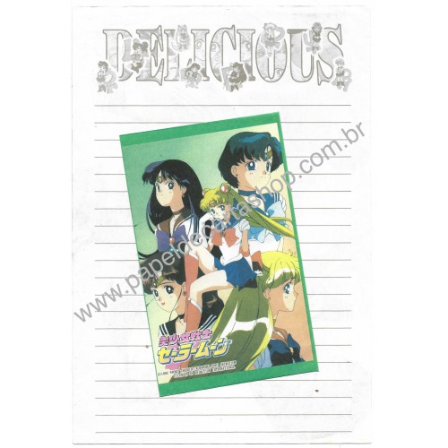 Conjunto de Papel de Carta Sailormoon Delicious CVD