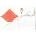 Conjunto de Papel de Carta Antigo Importado Ruth Morehead