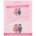 Conjunto de Papel de Carta Vintage Sundy & Sunny JAPAN