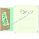 Conjunto de Papel de Carta Antigo Vintage Green Up CVD Japan