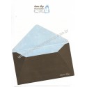 Conjunto de Papel de Carta Antigo Snow Boy CMA Japan