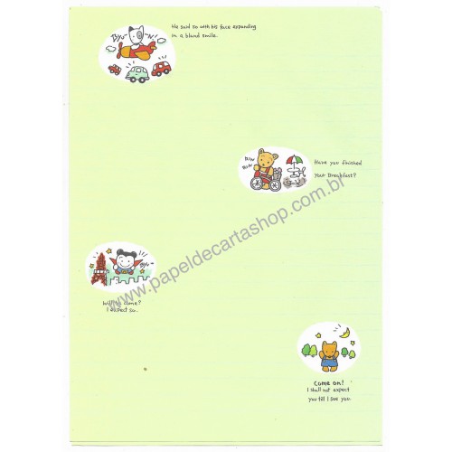 Conjunto de Papel de Carta Antigo Dream Kids Japan