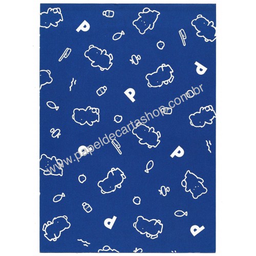 Conjunto de Papel de Carta Antigo Pinny-Mu TRIO San-X