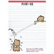 Conjunto de Papel de Carta Antigo Pinny-Mu TRIO San-X