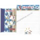 Ano 2003. Conjunto de Papel de Carta Gotōchi Kitty Tsugaru Shamisen Sanrio