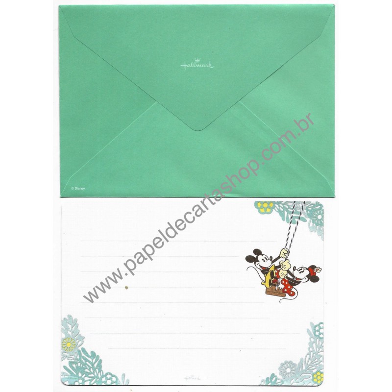 Conjunto de Papel de Carta Disney M&M NIHON Hallmark JP