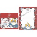 Kit 2 Conjuntos de Papel de Carta Disney Alice Japan