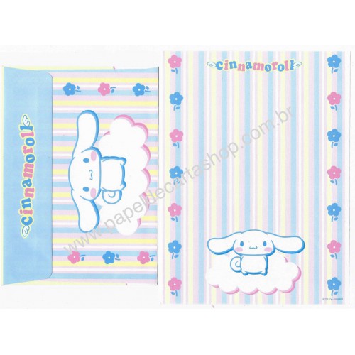 Ano 2004 Conjunto Papel de Carta Cinnamoroll 12 Edição Especial Sanrio