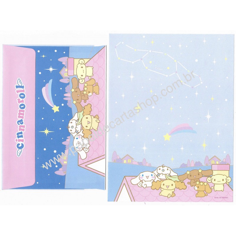 Ano 2004 Conjunto Papel de Carta Cinnamoroll 13 Edição Especial Sanrio