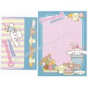 Ano 2004. Conjunto de Papel de Carta Cinnamoroll Milkshake Sanrio