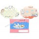 Ano 2007. Conjunto de Papel de Carta Cinnamoroll Rainy Wednesday Sanrio