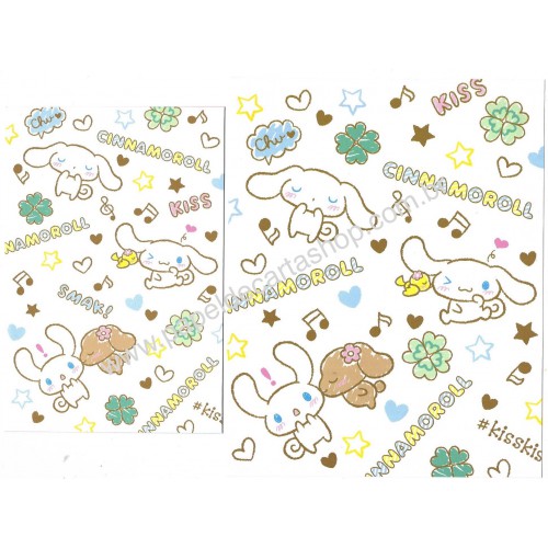 Ano 2017. Conjunto de Papel de Carta Cinnamoroll Sanrio