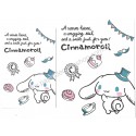 Ano 2019. Conjunto de Papel de Carta Cinnamoroll Sanrio