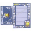 Conjunto de Papel de Carta ANTIGO Tweety Blues Looney Tunes