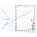 Conjunto de Papel de Carta Looney Tunes Pernalonga - Warner