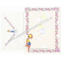 Conjunto de Papel de Carta Looney Tunes Personagens - Warner