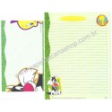 Conjunto de Papel de Carta Looney Tunes Personagens 10 - Warner