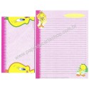 Conjunto de Papel de Carta Looney Tunes Personagens 2 - Warner