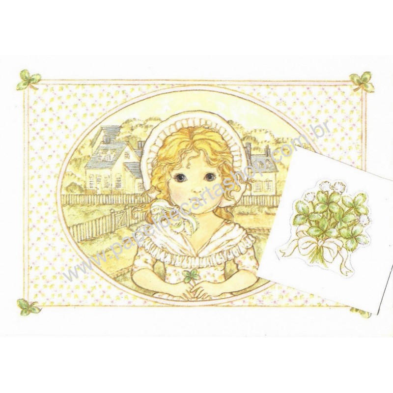 Postalette Antigo Importado Lady 1 - Hallmark