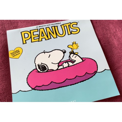 Calendário Antigo Importado Snoopy Peanuts 2019 Graphique
