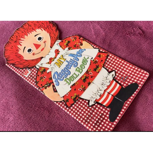 Boneca de Papel Paper Doll Raggedy Ann 1968 Hallmark