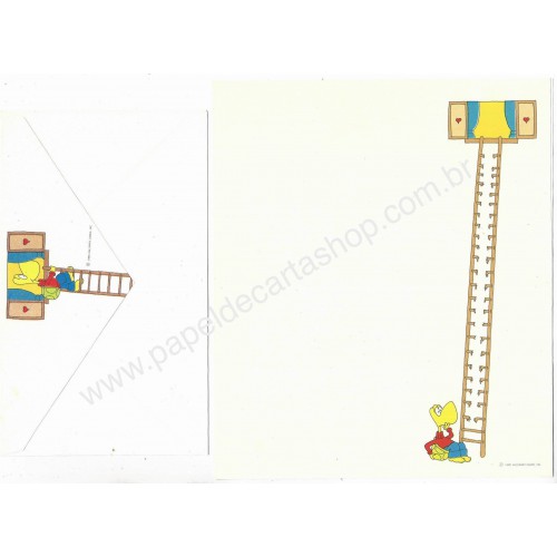Conjunto de Papel de Carta Antigo Turtle 2 Hallmark
