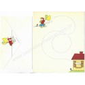 Conjunto de Papel de Carta Antigo Turtle Hallmark