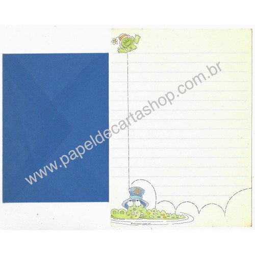 Conjunto de Papel de Carta Alligator Hallmark