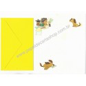 Conjunto de Papel de Carta Antigo Dog & the Letter Hallmark