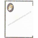 Conjunto de Papel de Carta Antigo Importado CFL