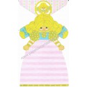 Conjunto de Papel de Carta Antigo Importado Doll DC