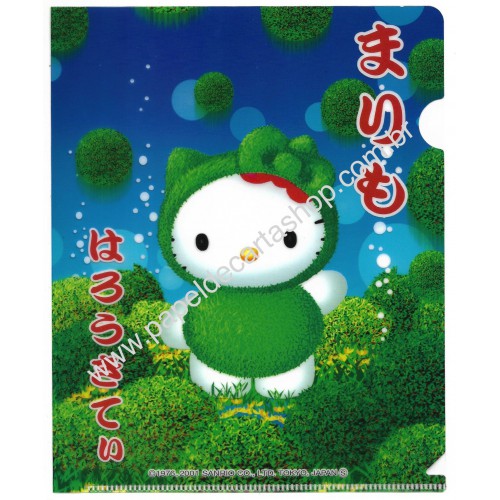 Ano 2001. Pasta L Colecionável Hello Kitty Regional Gotochi Kitty 01