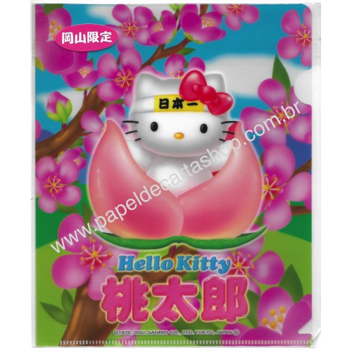 Ano 2002. Pasta L Colecionável Hello Kitty Regional Gotochi Kitty 03