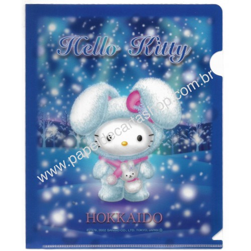 Ano 2002. Pasta L Colecionável Hello Kitty Regional Gotochi Kitty 04