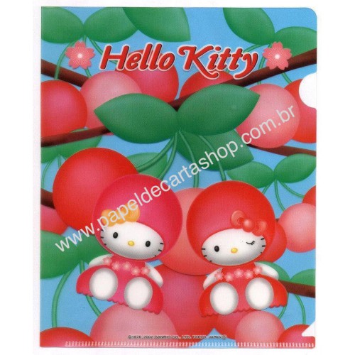 Ano 2002. Pasta L Colecionável Hello Kitty Regional Gotochi Kitty 06