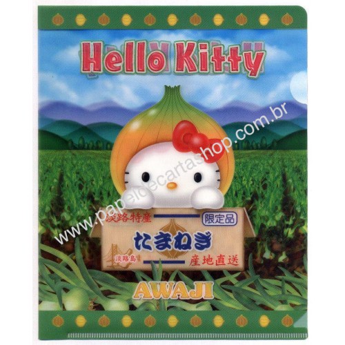 Ano 2003. Pasta L Colecionável Hello Kitty Regional Gotochi Kitty 20